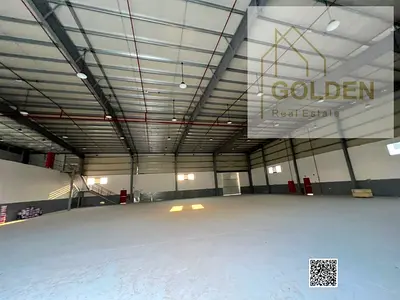 150 kW Electricity | Independent Industrial Warehouse with 3 Entrances for Rent in Umm Al Quwain | Includes a 4,500 Sq. Ft. Yard