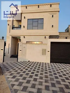 For sale in a prime location: a high-end, well-designed two-story villa with a rooftop and a private