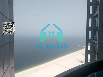شقة غرفتين وصالة مع غرفة خادمة للبيع في أبراج كورنيش عجمان