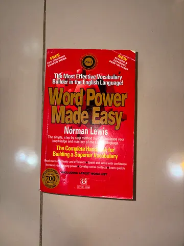 Word Power Made Easy by Norman Lewis (vocabulary book, paperback)