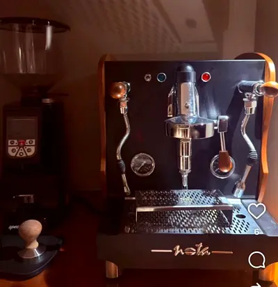La Scala-style Espresso Machine with Grinder — Good Working Condition