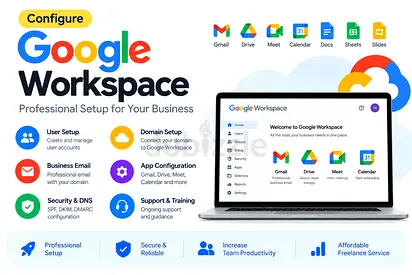 Google Workspace Setup & Configuration | Gmail, Domain, DNS & Email Support