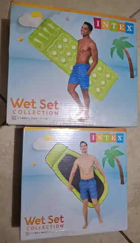 Intex Wet Set Collection Inflatable Pool Floats – New in Box (2 pieces)
