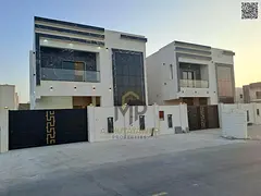 Villa for sale|ajman|al zahia area|5 master rooms, majlis, 2 halls, maid room|freehold|0 registratio