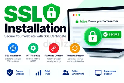 SSL Certificate Installation | HTTPS Setup, SSL Renewal & Website Security