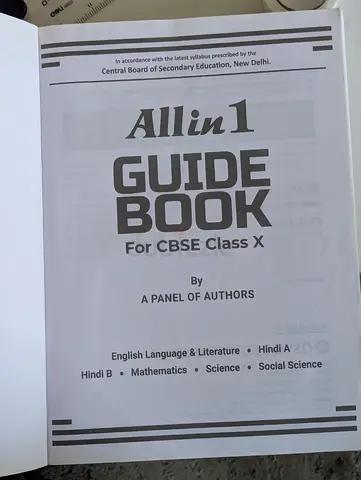 Oswal Gurukul All-in-1 Guide Book CBSE Class 10 (All Subjects)