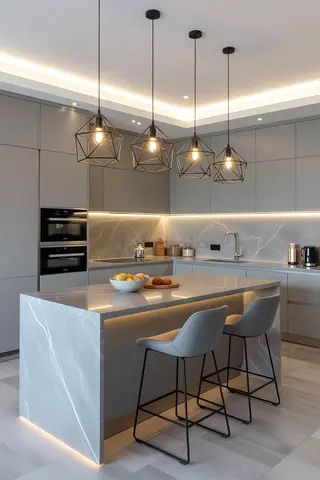 Brand new kitchen island