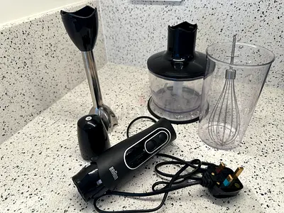 Braun Hand Blender MultiQuick 5 MQ 535 with Chopper, Whisk & Beaker