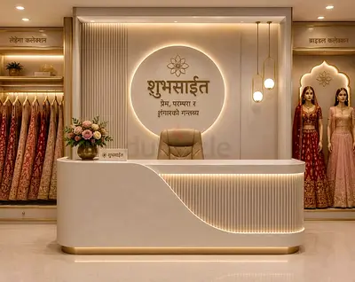 Elegant & Custom Reception Counters for Your Office