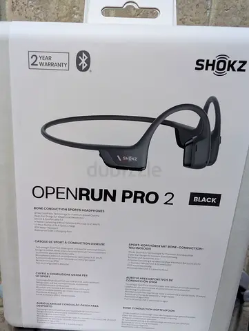 Shokz OpenRun Pro 2 Bone Conduction Headphones - Black (Sealed Box)