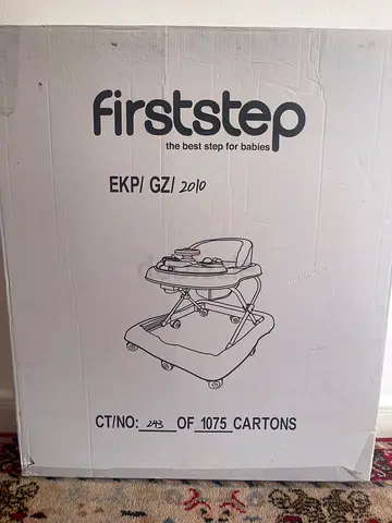 Firststep baby walker (boxed) - light use