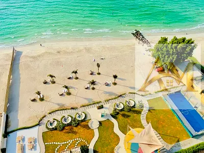 Private Beach || Luxury Fully Furnished 2BR || Beach View || Chiller Free || Parking Free || All Amenities