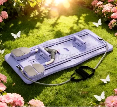 Lightweight 8-in-1 Folding Pilates Board - Portable Multifunctional Fitness Equipment Suitable for H