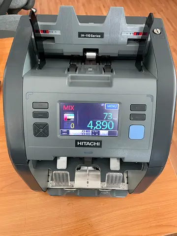 Used Hitachi Currency Counter / Banknote Counter - Good Working Condition