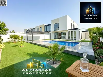 Villa in Al Zorah Golf Community, Ajman (6,200 sq. ft.); price includes electricity, water, and air conditioning. Freehold ownership available for all