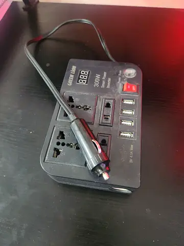 300W Car Power Inverter with USB Ports and AC Outlets - Used
