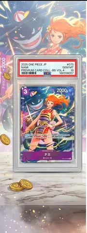TCG PSA 10 One Piece Premium Card Collection - Nami (2025) GEM MINT
