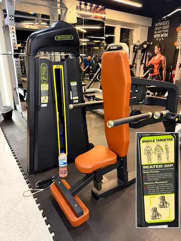 Functional Seated Dip Machine — Commercial Gym Grade