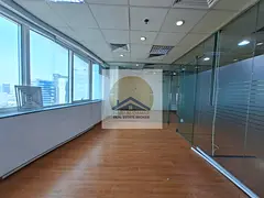 Chiller free, fitted office with glass partition@1152 sqft
