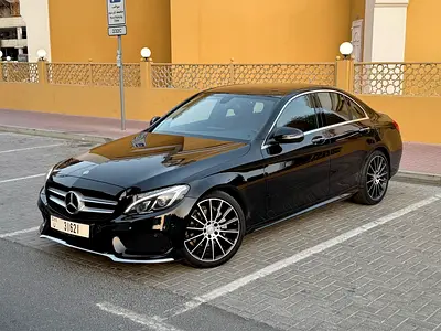 ///AMG Mercedes-Benz C200 2016, GCC Specs, Top Option, Original Paint, Perfect Condition