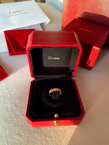 Cartier Love Ring in Box