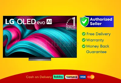 LG 65 inch TV OLED Smart - 4K - 120Hz, | New | Warranty | FREE Delivery