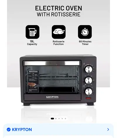 Krypton 19L Electric Oven – Brand New in Original Box