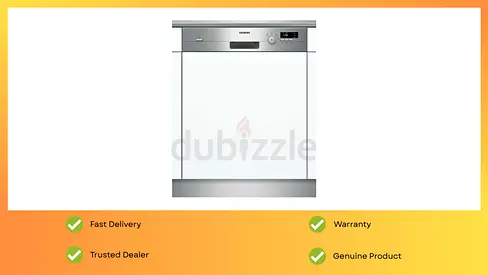 Siemens Dishwasher 12 Place Settings Semi Integrated Built In Dishwasher
