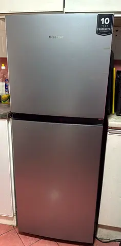 Hisense Silver Double-Door Refrigerator - Good Working Condition nice working 0502926028
