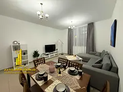 ✨ The most luxurious and elegant one-bedroom apartment for monthly rent in Ajman Corniche, located