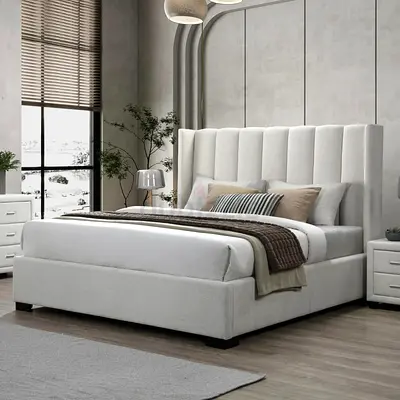 Modren Design New King size Luxury Family bed With Mattress Available