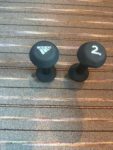 Pair of Adidas 2kg Neoprene Dumbbells