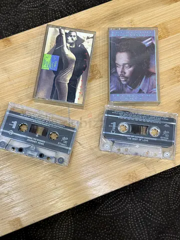 Vintage audio cassette tapes collection - 3 tapes with cases