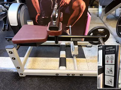 Used Seated Calf Raise Machine — Heavy-Duty Gym Equipment