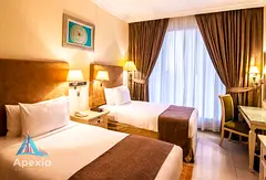 Skyline View 2BR | Private Balcony | Fully Service