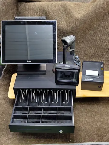 Adler Hertz Lite 15 inch touchscreen (POS) full setup for retail and hospitali