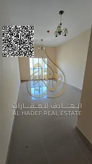 2-bedroom apartment with hall, 2 bathrooms and balcony in Al Nuaimiya 3, behind Dubai Islamic Bank. 