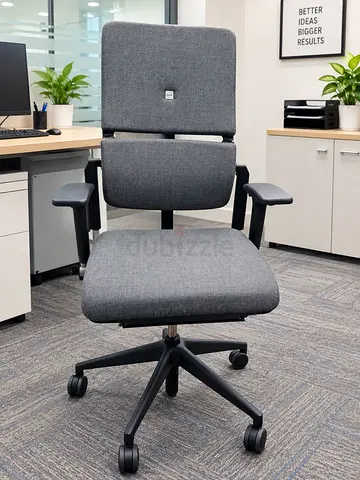 Steel case V2 agonomic office chair with adjustable  armrests & back and lumbar support fully loaded