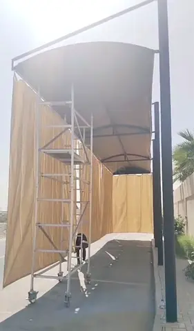 Parking Shade Canopy structure - heavy vehicle