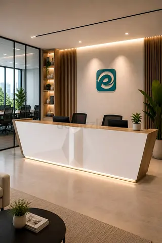 Modern Reception Desk For Office Space | Office Reception Desk UAE