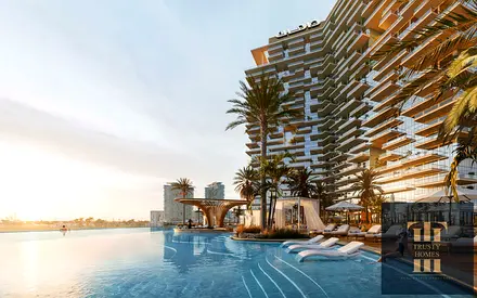 Stylish 1BR Apartment | High-rise apartment building | Golf & Lagoon Views