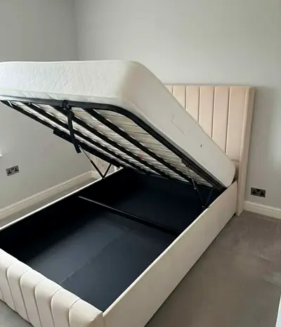 New beige colour 160*200 queen size hydraulic