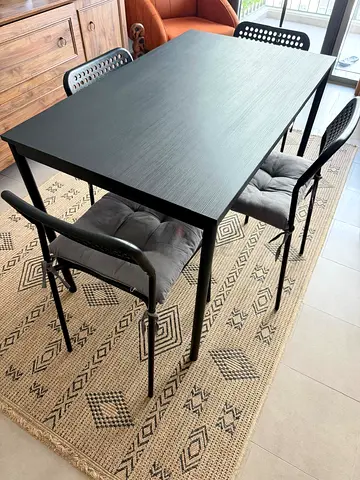 Black Dining Table