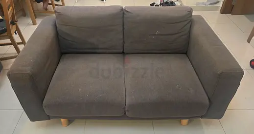 IKEA PÄRUP Sofa Set (3-Seater + 2-Seater) - Dark Grey