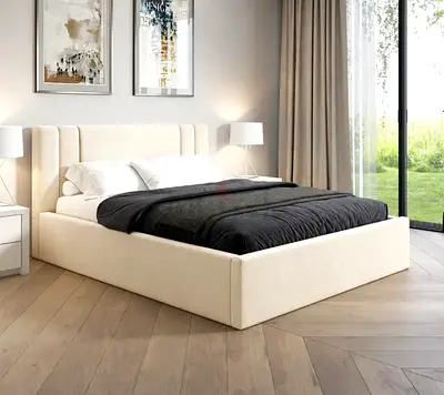 Modren Design New King size Luxury Family bed With Mattress Available