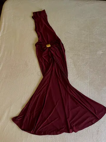 Elegant Long Red Dress