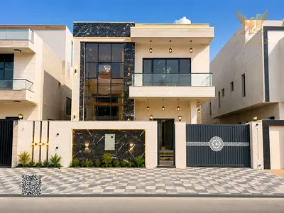 فيلا فاخرة للبيع في الحليو – عجمان | 5 غرف ماستر | تكييف مركزي | شامل رسوم التسجيل