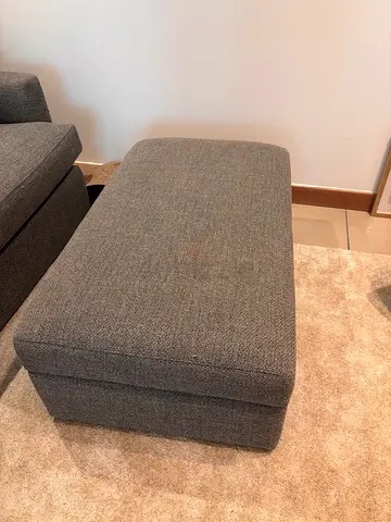 Crate and Barrel Lounge Ottoman with Storage