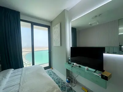 For Annual Rent | 1 Bedroom Apartment with Open Sea View – Ajmal Makan City, Al Hamriyah