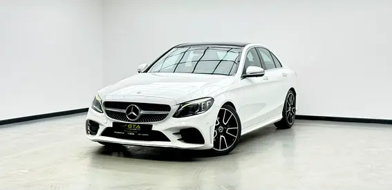 2021 Mercedes Benz C200 AMG, Warranty, Full Service History, Fully Loaded, Excellent Condition, GCC